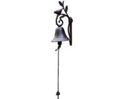 Campana in Ferro Battuto per Giardino e Cortile - Ornamento per Parete Resistenete al Tempo, Facile da Montare e Durevole in Stile Antico