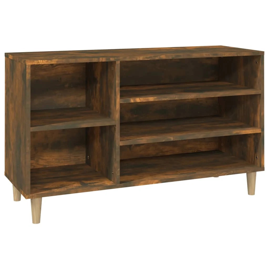 Scarpiera mobile contenitore per scarpe mobile per ingresso/corridoio/soggiorno 102 x 36 x 60 cm legno ingegnerizzato marrone 02_0021538