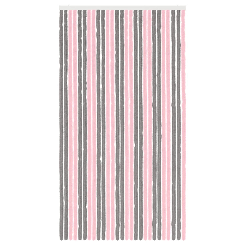 Tenda per insetti in chenille Grigio Argento e Rosa 42034444
