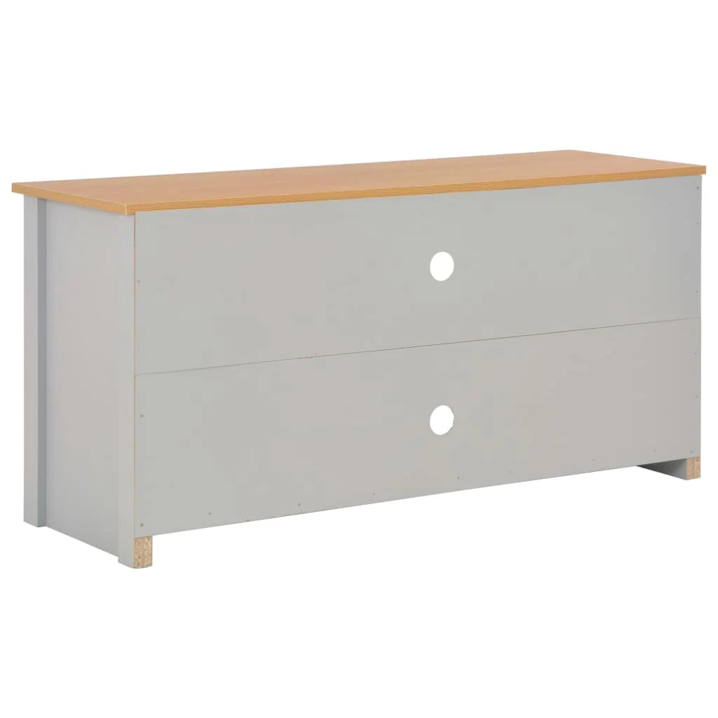 Mobile TV multimediale scaffale TV credenza mobile TV sala da pranzo soggiorno camera da letto 120 x 39 x 58 cm grigio 02_0025867