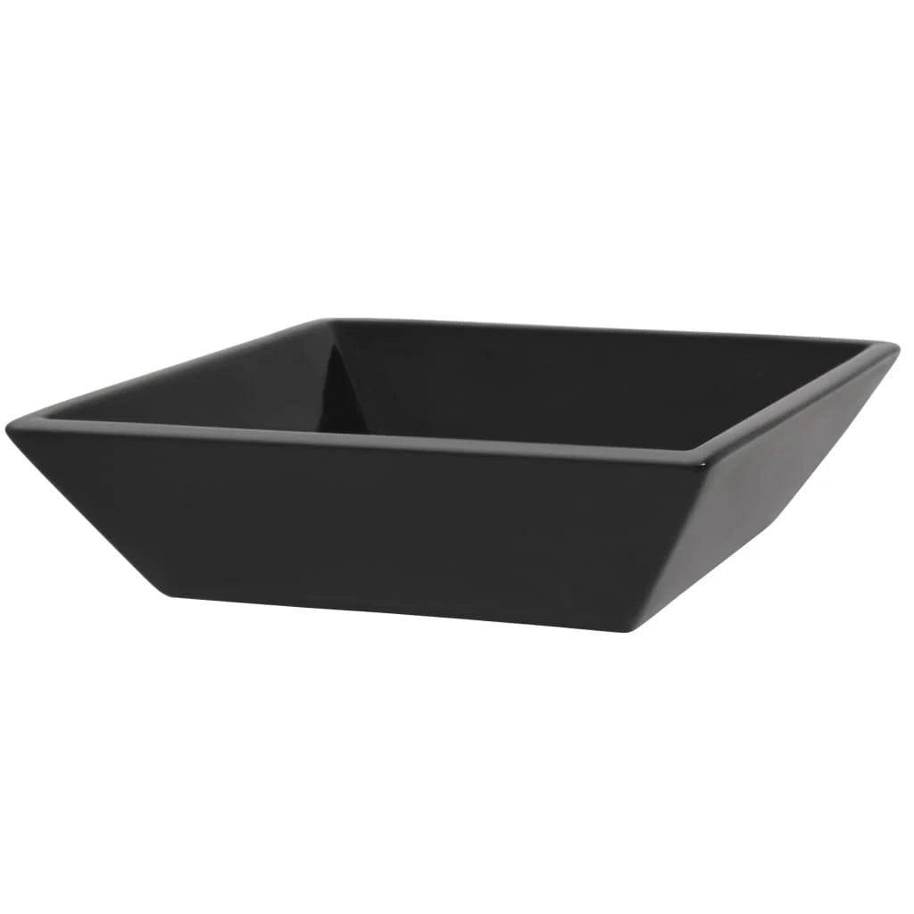 Lavandino bagno quadrato 41,5 x 41,5 cm ceramica nera 02_0002543