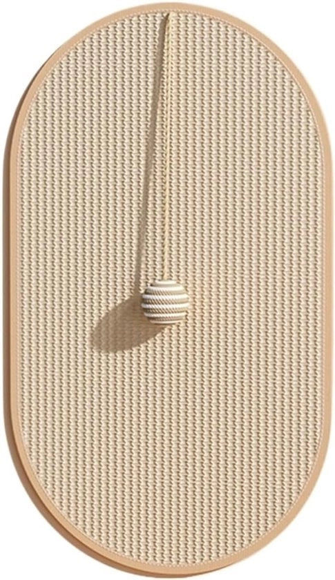 Palo per gatti, Palo per gatti per parete, Palo per gatti per parete con pallone per gatti, Plank per gatti in legno per interni, Palo per gatti per parete, Palo per gatti per parete (Ovale grande - 36*58cm)