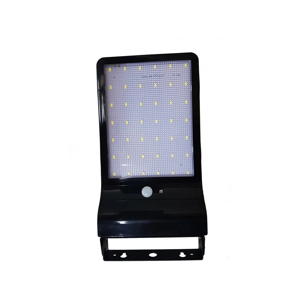 Trade Shop - Faro Faretto Con Sensore Movimento Crepuscolare Led 20w Da Muro Energia Solare -