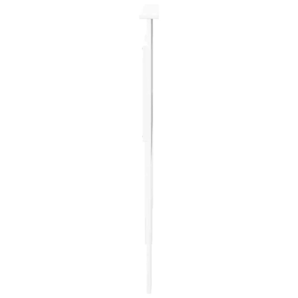 Testiera con testiera Bianco 120 cm Legno multistrato 887465