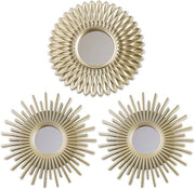 Set di 3 Specchi a Sfera da Parete - Decorazione d'Arredo per Camera da Letto e Salotto | Decorazione da Parete Moderna | Accessori di Design per la Casa | Regalo Unico per Donna