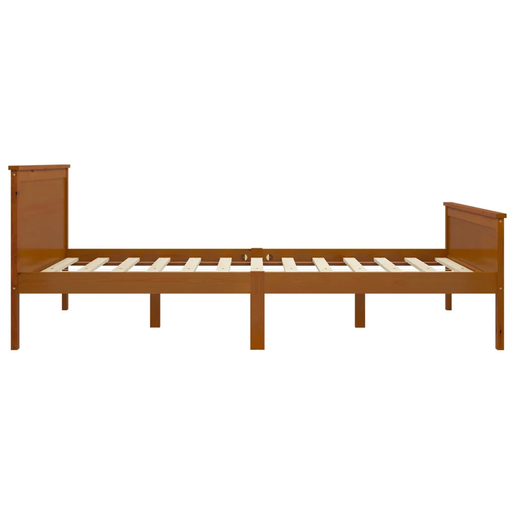 Giroletto Marrone Ambra in Legno Massello di Pino 120x200 cm