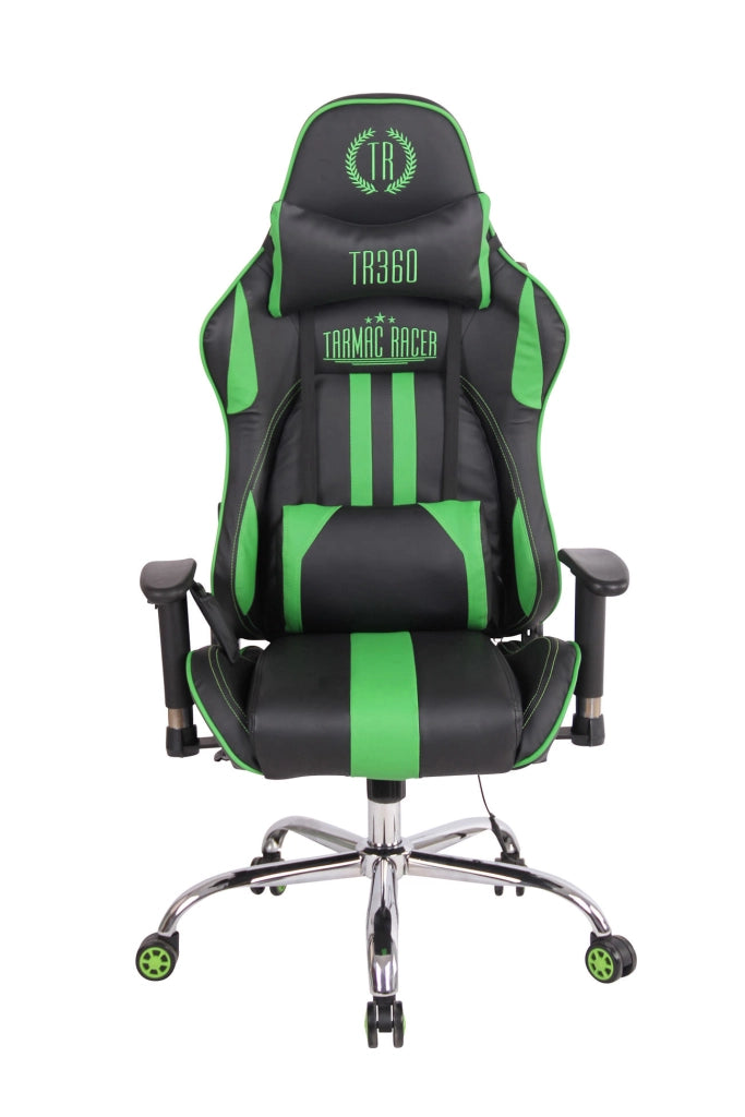 Sedia Ufficio Massaggiante Limit XM In Similpelle Nero/verde