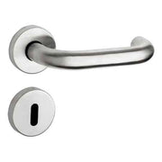 MANIGLIA INOX 'SPAGNA' CON ROSETTA E BOCCHETTA Col. Inox satinato - FIMET MANIGLIE