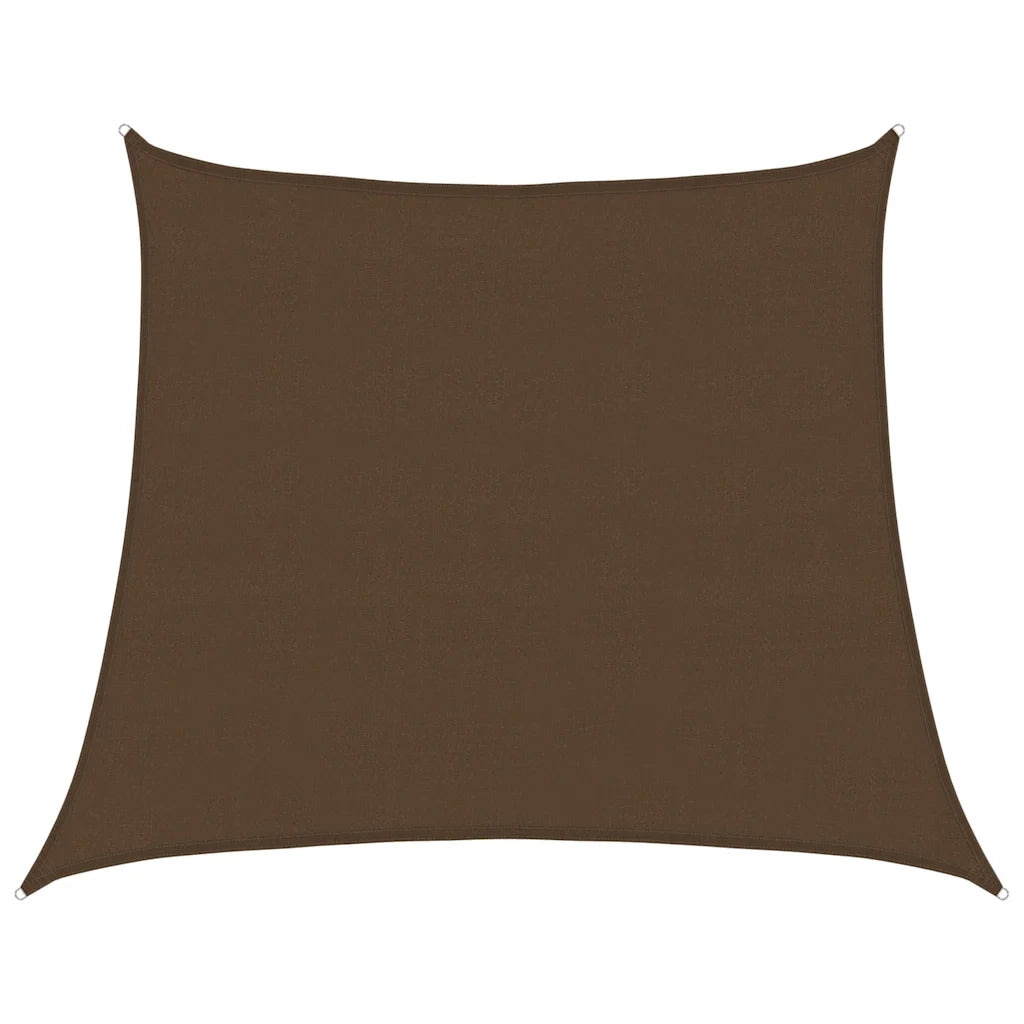 Vela Parasole 160 g/m² Trapezio Marrone 4/5x4 m in HDPE 311821