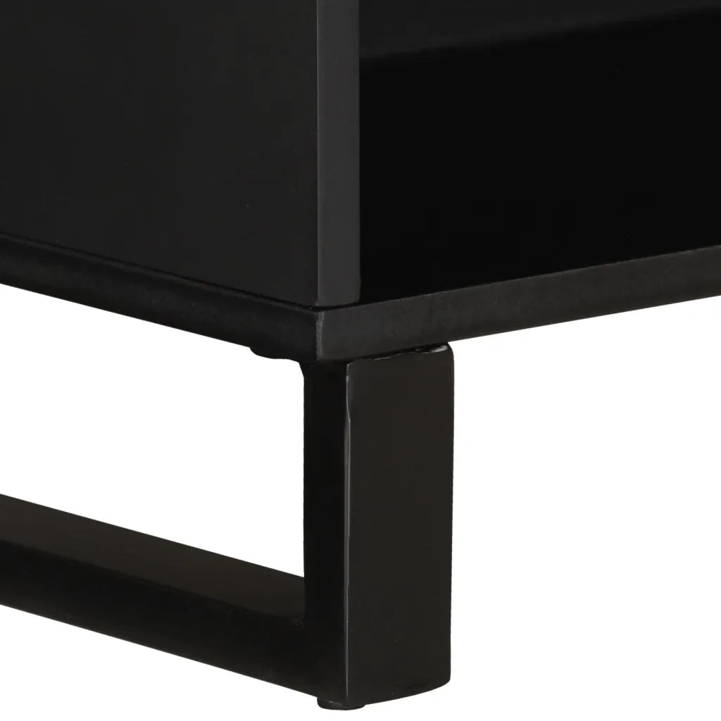 Credenza-Buffet-Armadio da cucina 85x33x107 cm in Legno Massello di Acacia