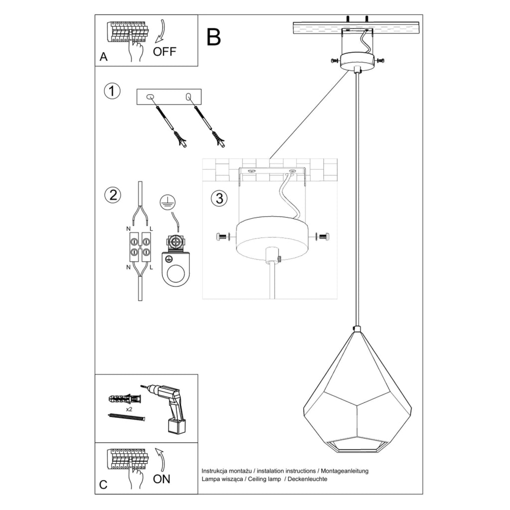 Lampada a sospensione Zenodo ceramica bianca Pure Lume