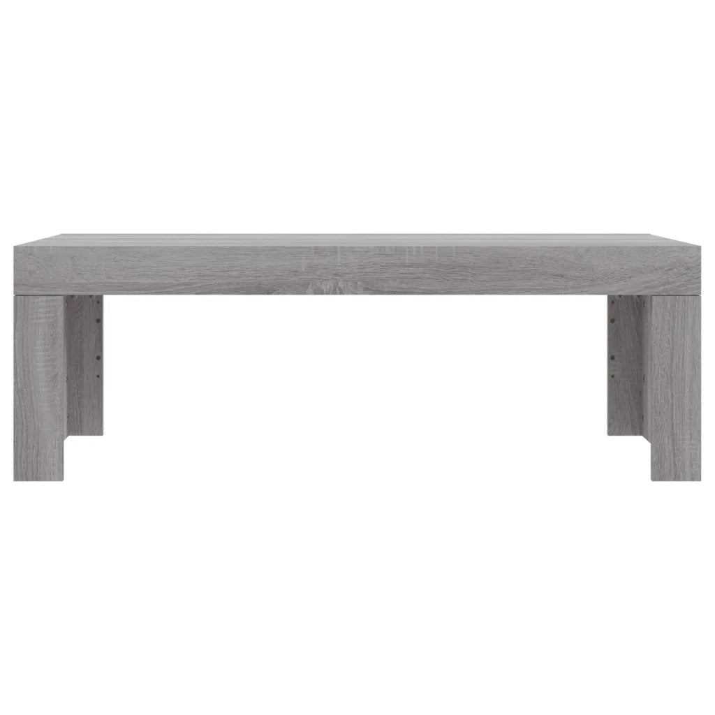 Tavolino da Salotto Grigio Sonoma 102x50x36cm Legno Multistrato