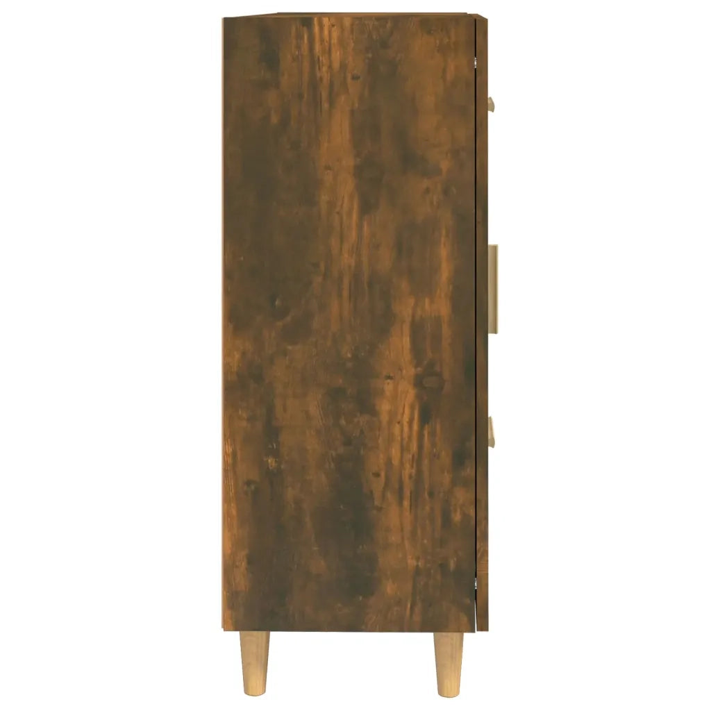 Credenza | Madia | Buffet da pranzo | Armadio da pranzo Rovere Fumo 69,5x34x90 cm in Legno Multistrato