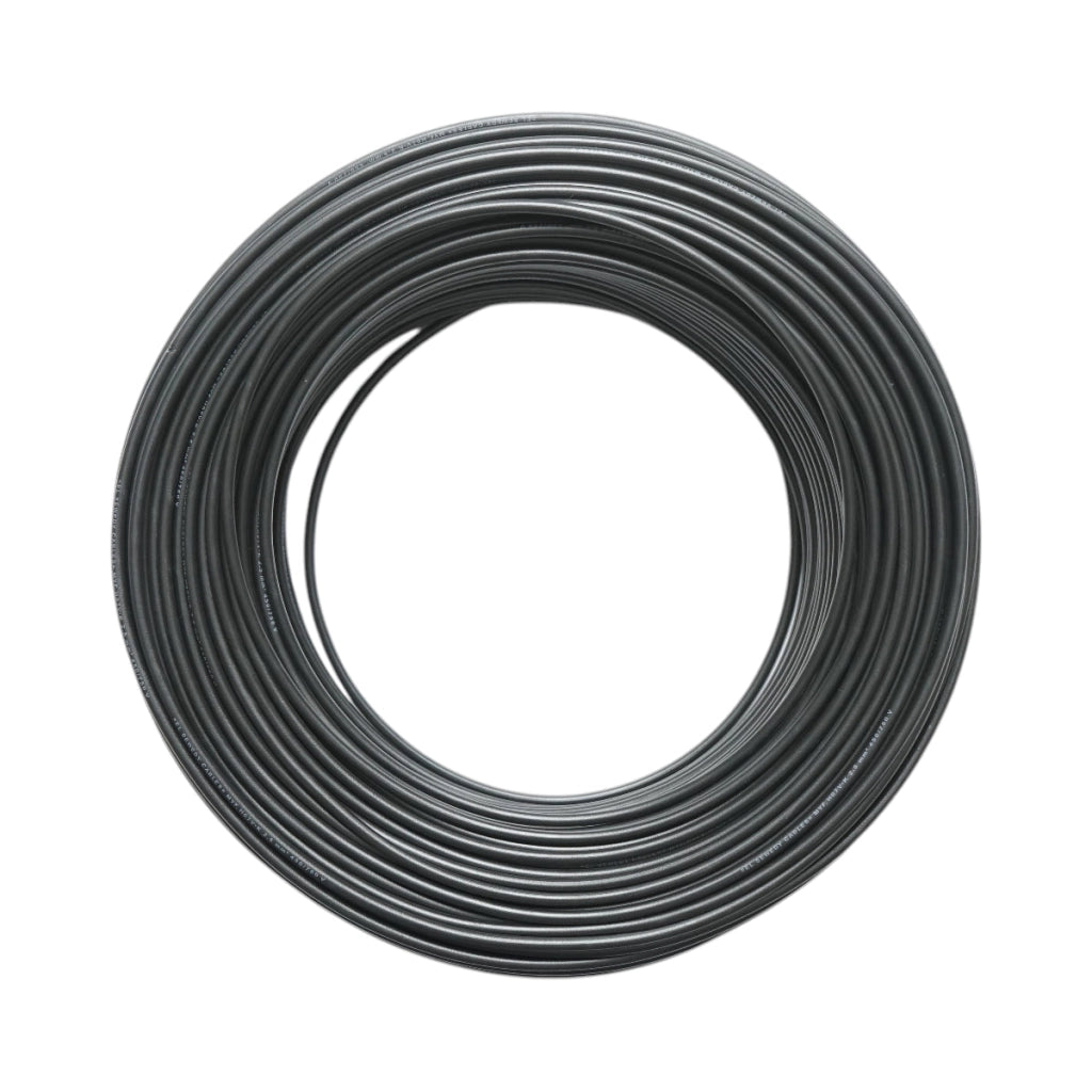 Cavo elettrico in rame 2,5mm nero MYF H07V-K, isolamento in PVC 450/750V 100m/rotolo