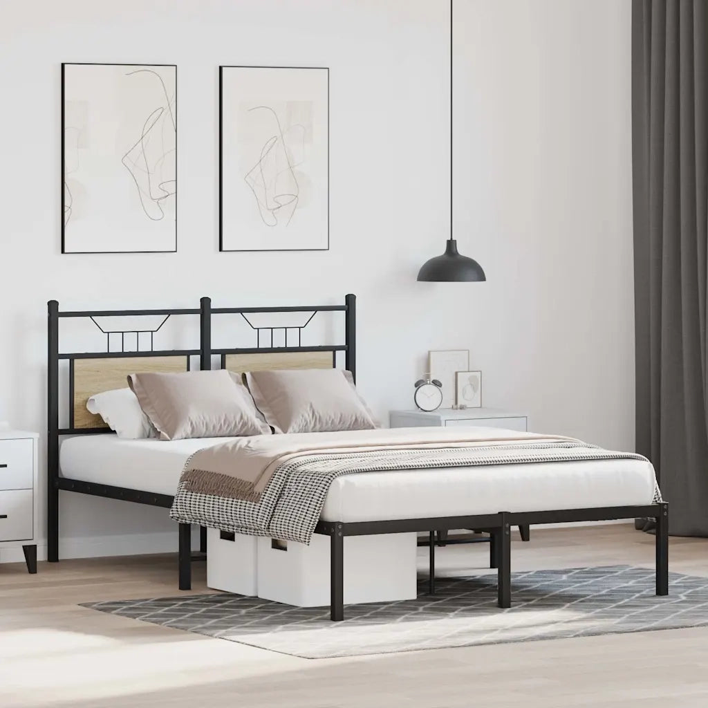 Giroletto senza Materasso Rovere Sonoma 120x190cm in Truciolato 4106789