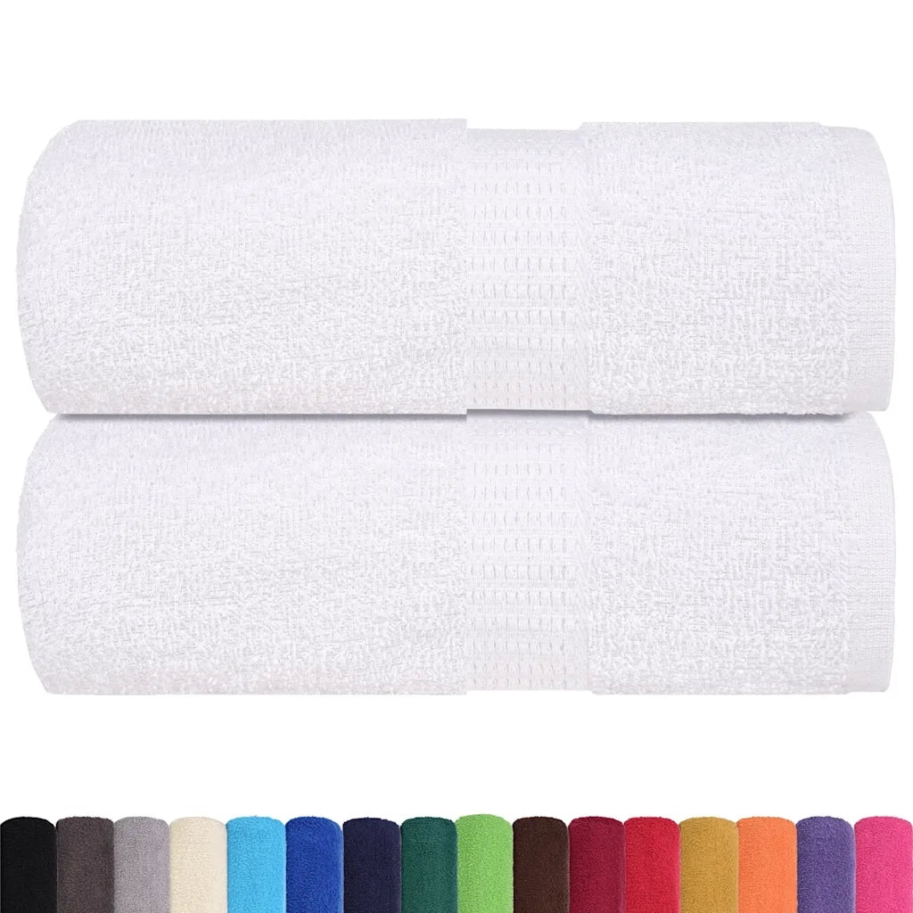 Asciugamani FROGN 2 pz Bianco 30x30 cm 360 g/m² 136641