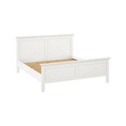 Letto piazza e mezza Faxai, Sommier per camera da letto, Giroletto per stanza, Struttura porta materasso, 211x179 h110 cm, Bianco