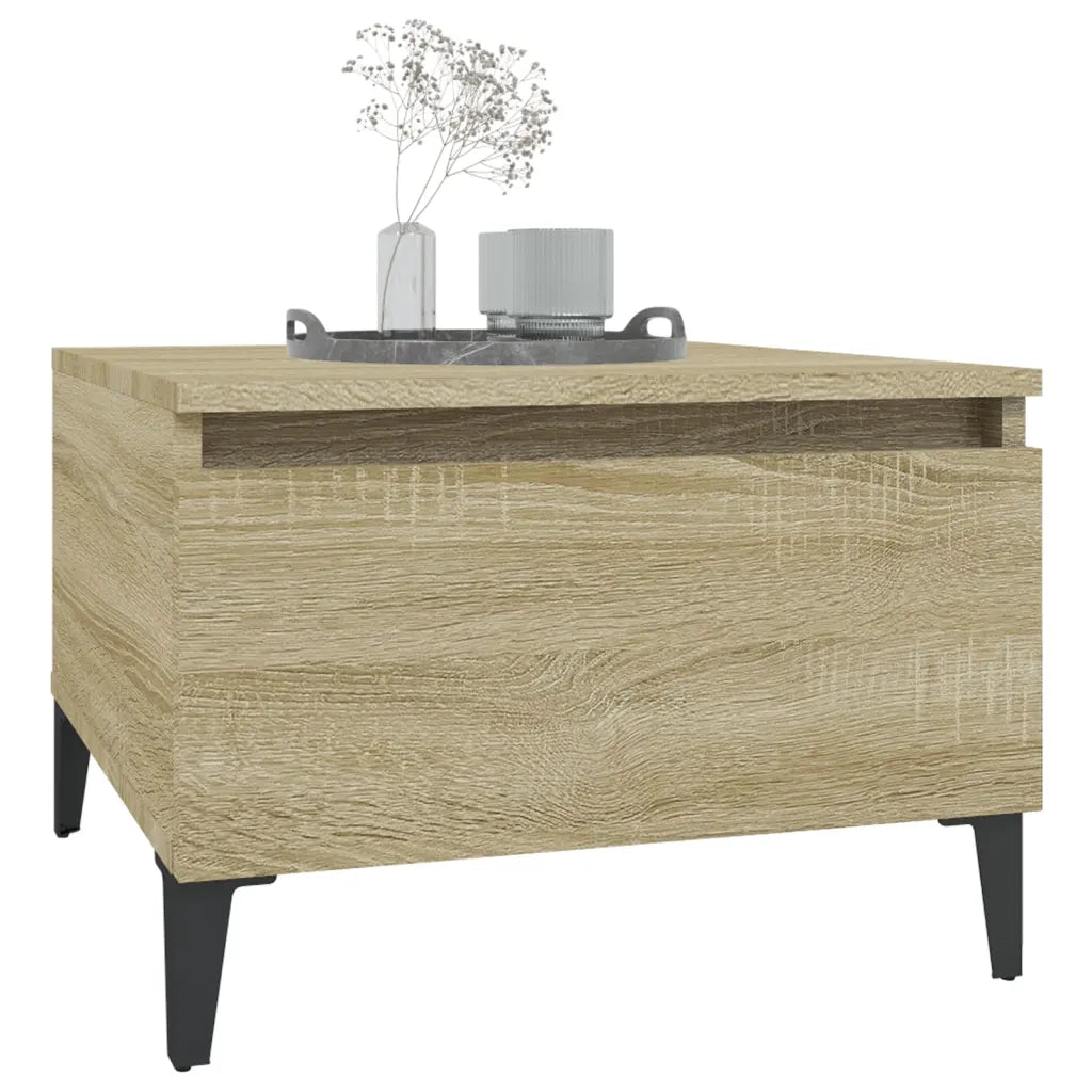 Tavolini 2pz Rovere Sonoma 50x46x35 cm in Legno Multistrato cod mxl 26491