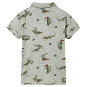 Camicia da Bambino Cachi Chiaro Mélange 116 12106