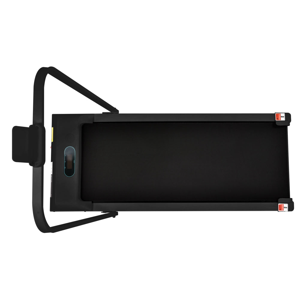Tapis Roulant 2 in 1 1-6 km/h Nero con Bluetooth, Display LED, Telecomando e Portata 90 kg