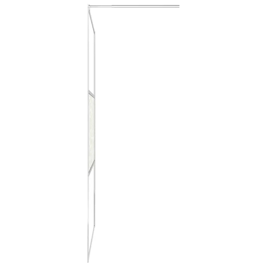 Parete per Doccia Walk-in in Vetro ESG Design Pietra 100x195 cm CFW5073475