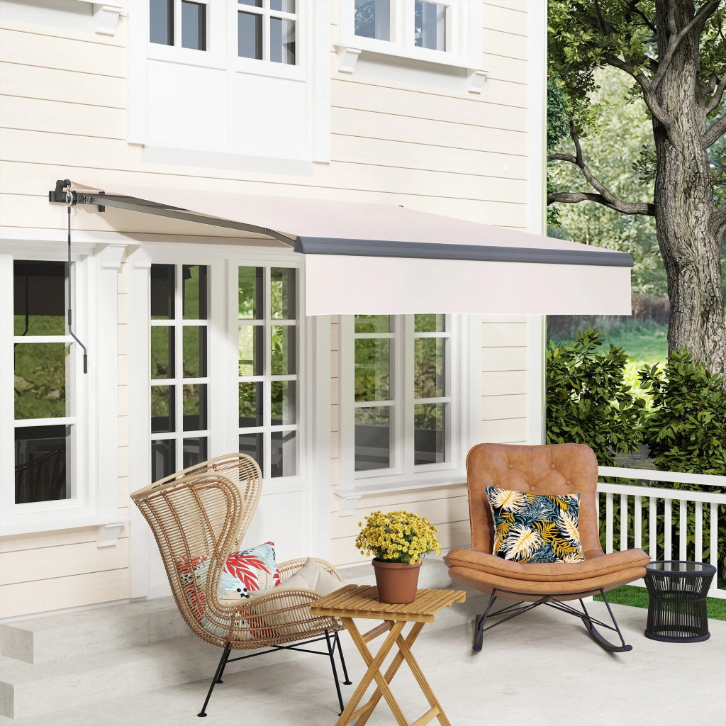 Tenda da Sole Retrattile Manuale con Manovella ¨C Xylo ¨C Crema 295x200 cm Protezione UV