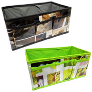 Trade Shop - 2 Box Contenitori Richiudibili Portatutto Porta Oggetti Monili In Tnt 4308 -