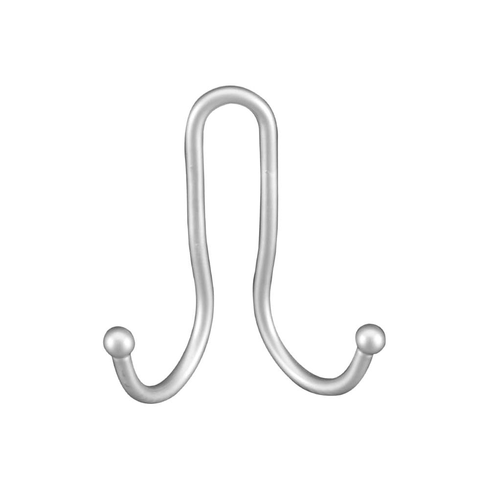 Gancio Multiuso da Bagno Cucina Doppio Portasciugamani Viva Metaltex 2 Pz