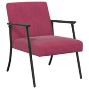 Poltrona | Sedia Relax Rosso Vino 59 x 75 x 78 cm Velluto