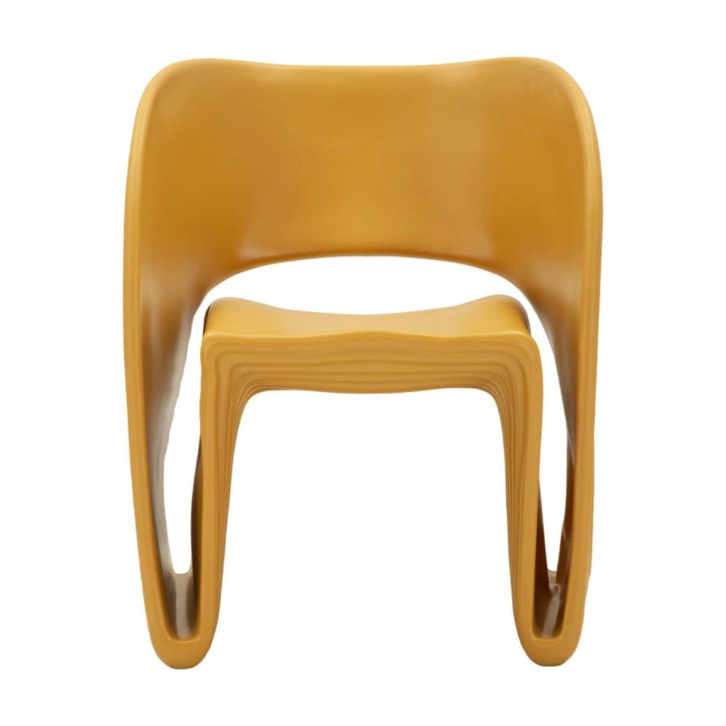 Poltrona VKH1090, Giallo, Plastica, 65x57,5x76 cm