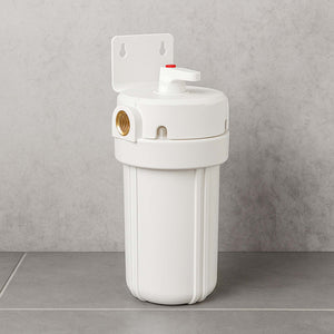 Naturewater Prefiltro, filtro a cartuccia da 10" in PP, per acqua potabile con funzione di controlavaggio, pressione di esercizio 1,5-5 bar, filtraggio acqua domestica