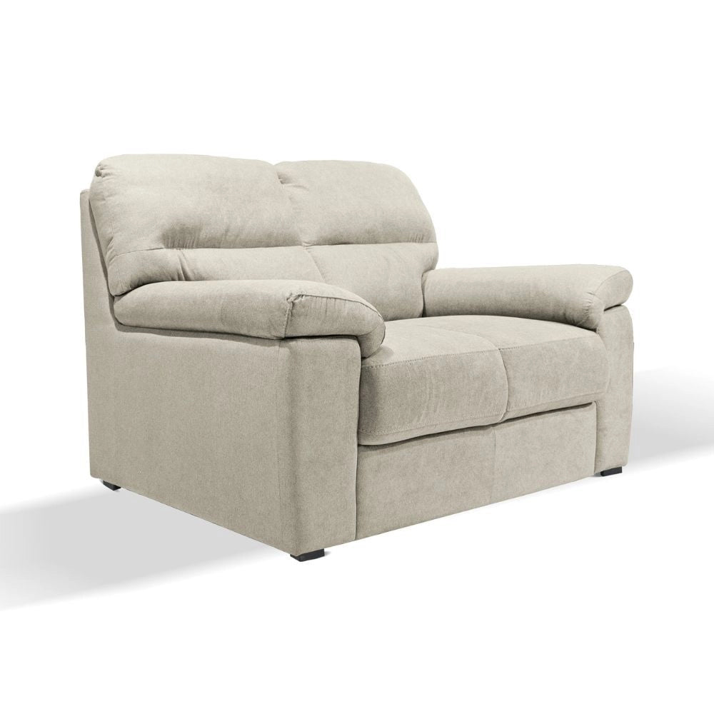 Divano 2 posti Alenda tessuto Roma05 colore beige 160x98x92h
