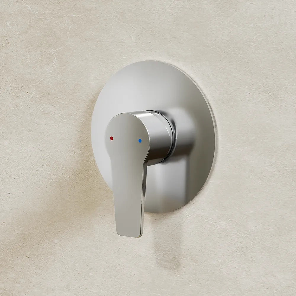Set miscelatori: lavabo bidet senza scarico e incasso doccia monocomando cromato | Jane