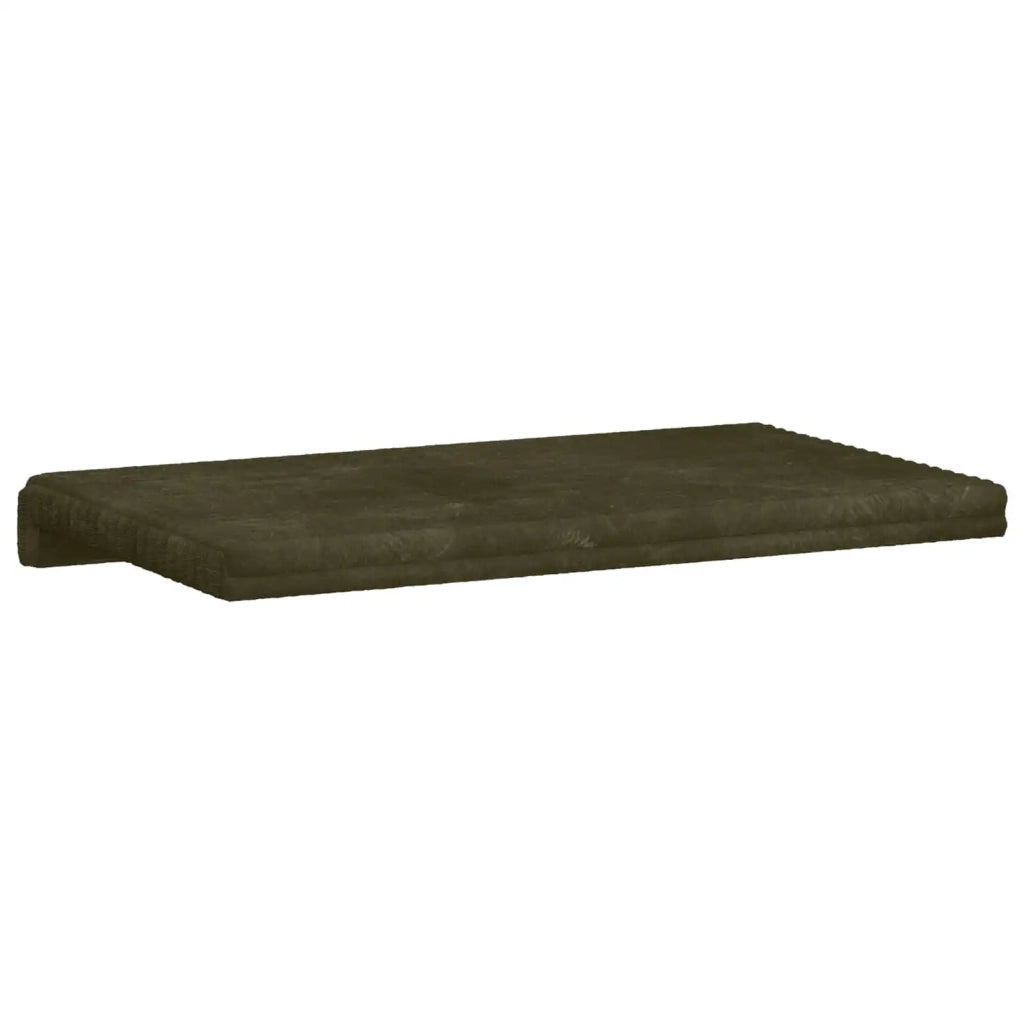 Cuscino per panchina Corduroy Morbido Verde Profondità 35 cm 42043224