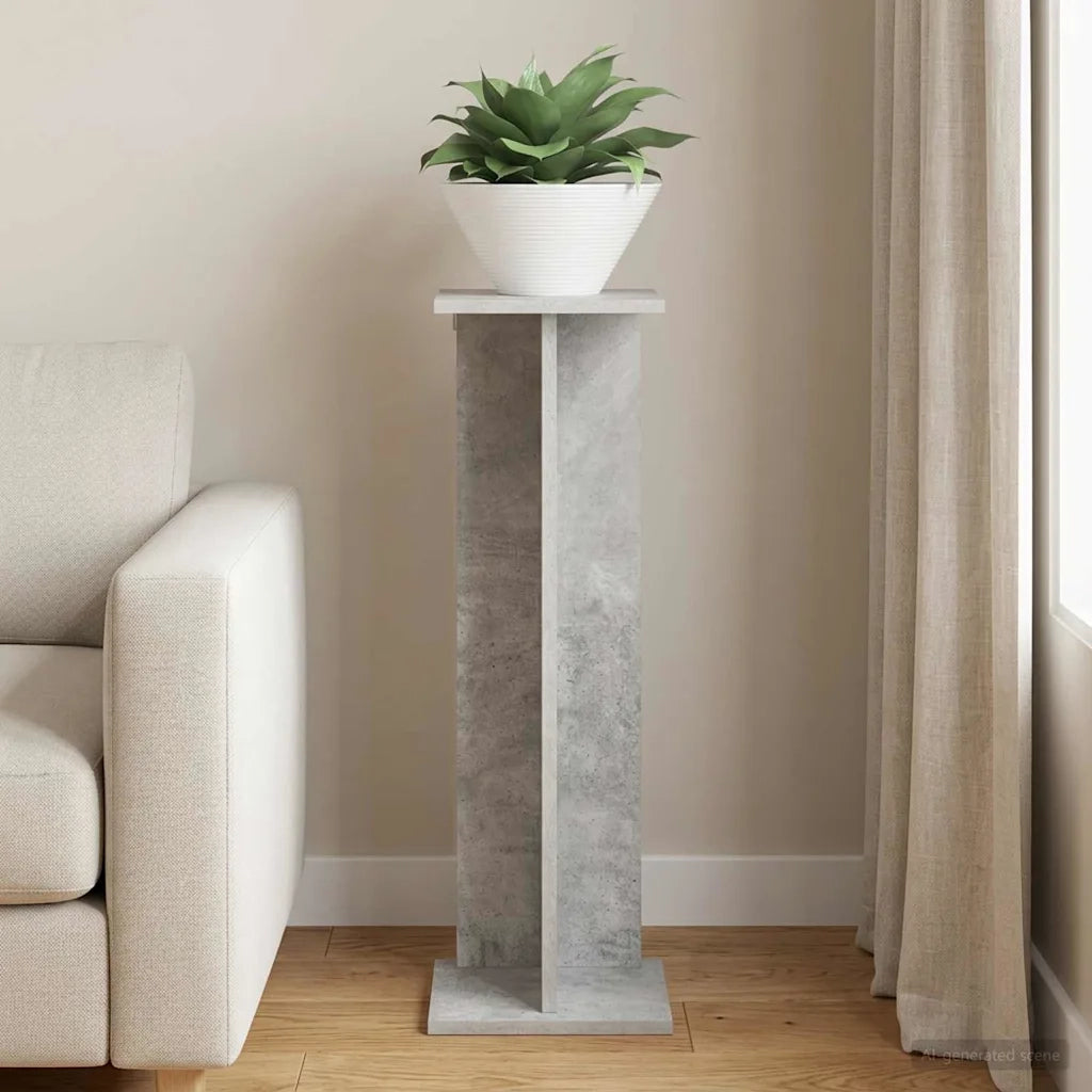 Supporto per piante Grigio Cemento 25 x 25,5 x 80,5 cm 899648