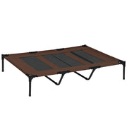 Letto per Animali Domestici ¨C Zephmum ¨C 122x92x23 cm Marrone Chiaro