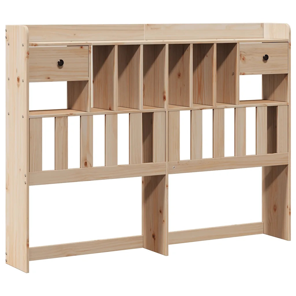 Letto Libreria senza Materasso 140x200 cm in Legno di Pino 3321834