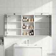Set di Armadi da Bagno con lo scaffale 3 pcs 140 x 14,5 x 70 cm 3403784