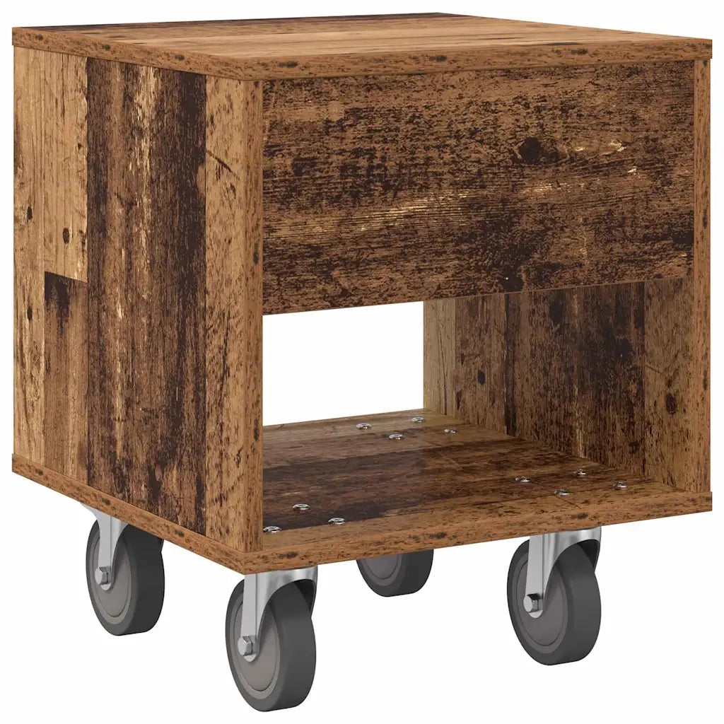 Comodino Legno vecchio 40,5 x 40 x 48 cm Legno multistrato