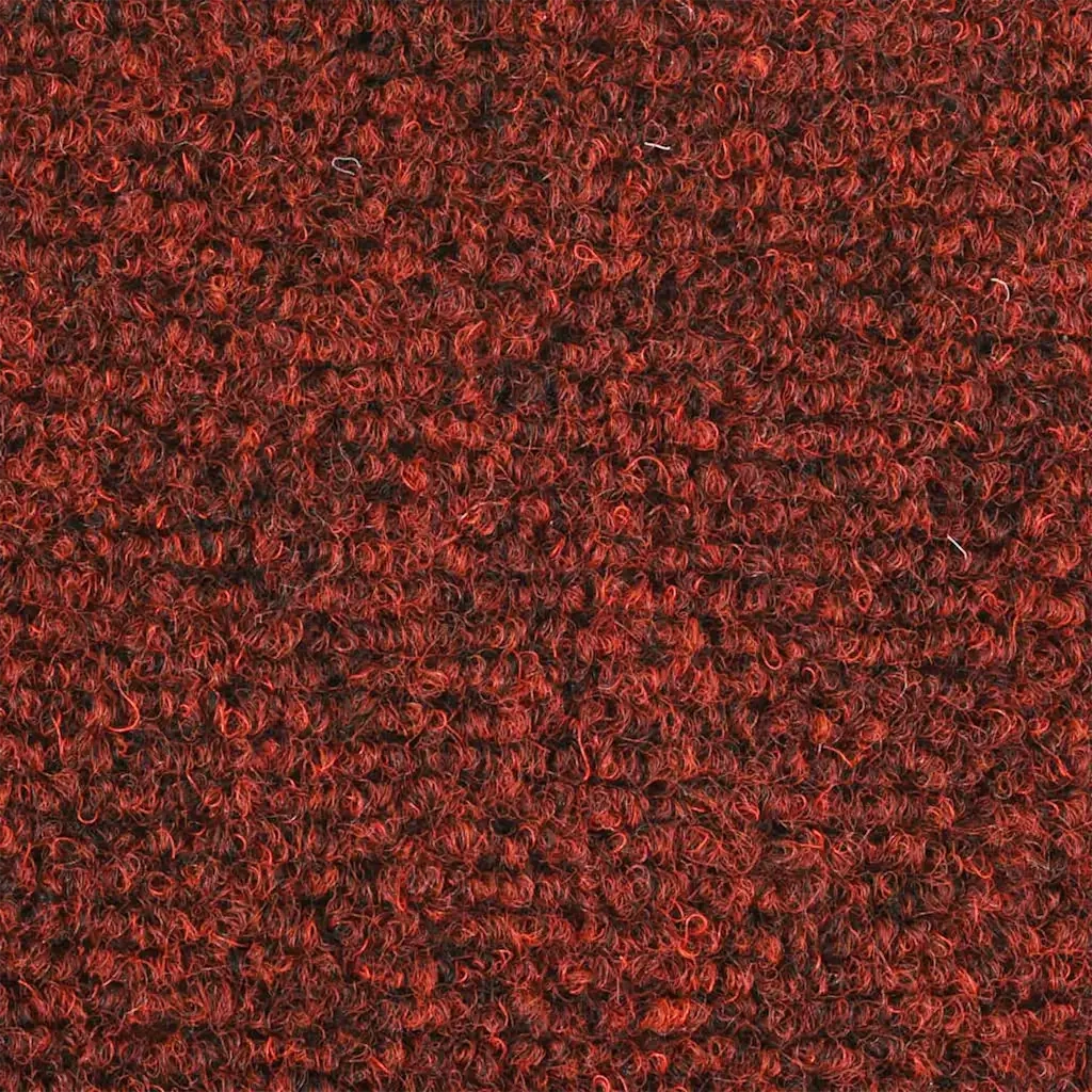 Tappetini per scale autoadesivi 15 pz | Gradini per Scale 76x20 cm Bordeaux Rosso Rettangolari