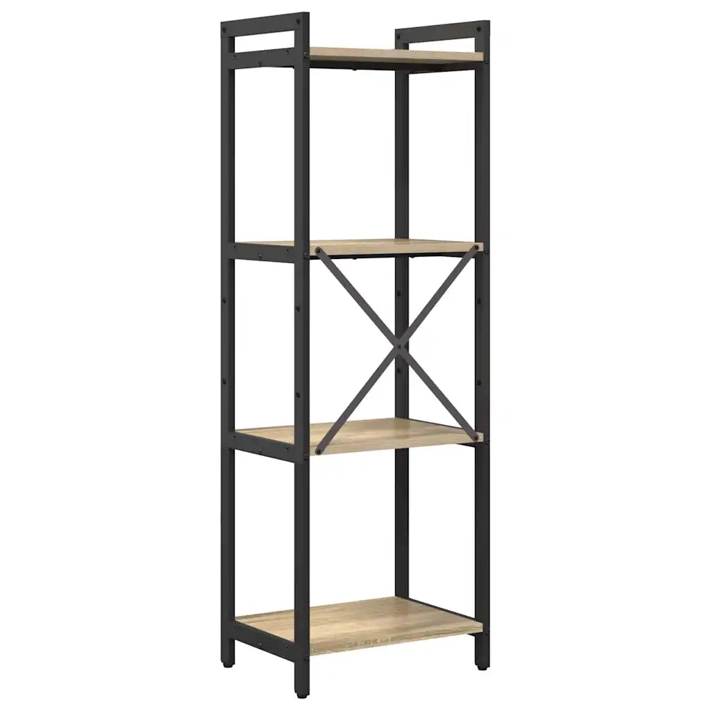 Libreria-Scaffale per Libri-Mobile di Stoccaggio Rovere Sonoma 40 x 30 x 85 cm Legno multistrato 492356
