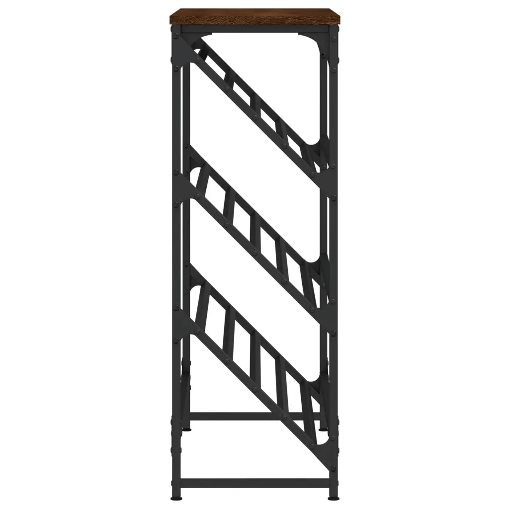 Scarpiera-Scaffale per scarpe Rovere Marrone 90x30x85 cm in Legno Multistrato