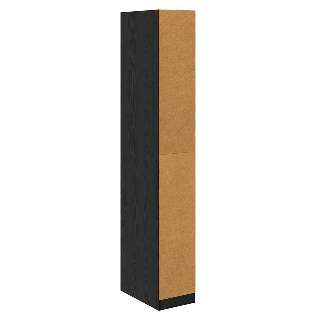 Guardaroba Rovere Nero 50 x 30 x 200 cm Legno ingegnerizzato 3403215