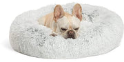 Letto per cani, guinzaglio per cani, letto per gatti, lavabile letto per cani, morbido letto per cani per cani grandi, medi e piccoli. (80CM, grigio chiaro)