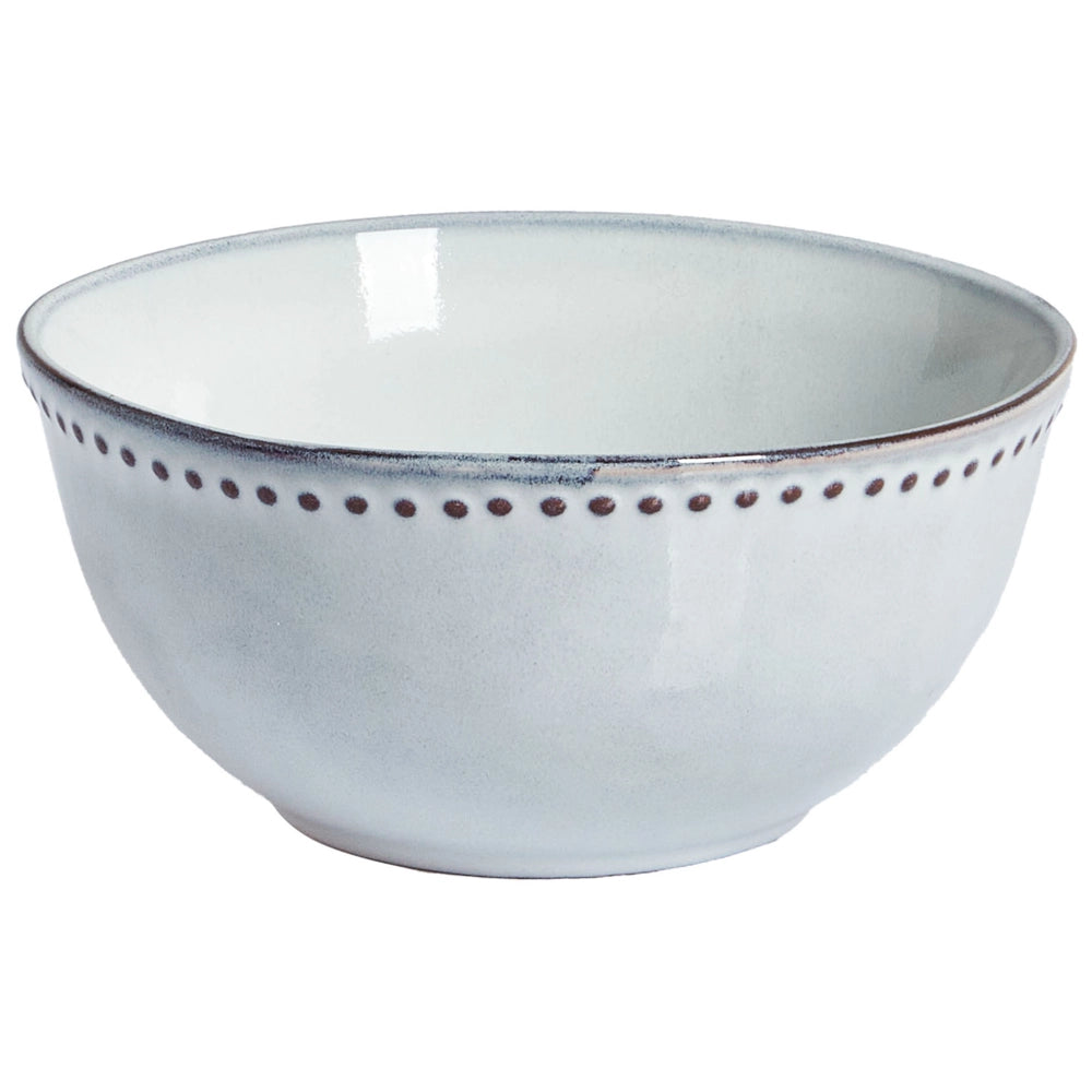 Set di 12 stoviglie in gres caolino blu chiaro fatto a mano con smalto reattivo Cucina Sala da pranzo