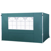 Pareti Laterali per Gazebo 3x3 m ¨C zephmum ¨C 300x200 cm Verde Scuro Oxford