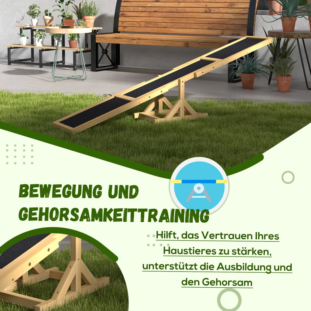 Altalena per Cani Agility Training ¨C zephmum ¨C 180x30x30 cm