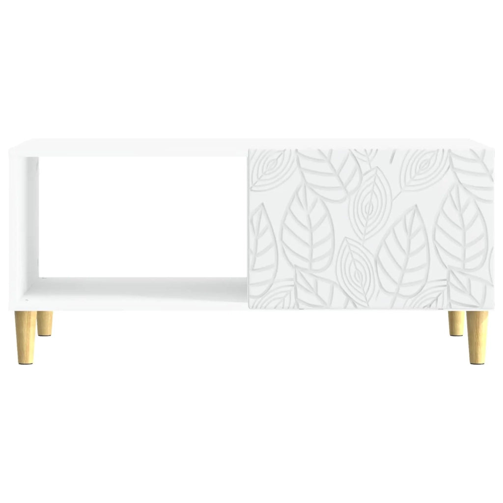 Tavolino da salotto Bianco 90 x 50 x 40 cm Legno ingegnerizzato 895185