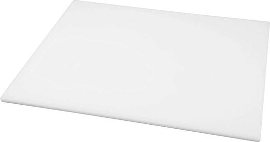 Piastra di taglio in LDPE 450x300x12mm - resistente e facile da pulire