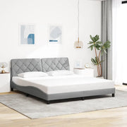 Giroletto senza Materasso Grigio Chiaro 180x200 cm Tessuto 3310615